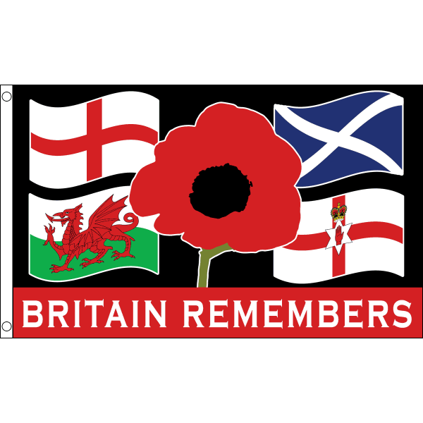 Britian Remembers Flag