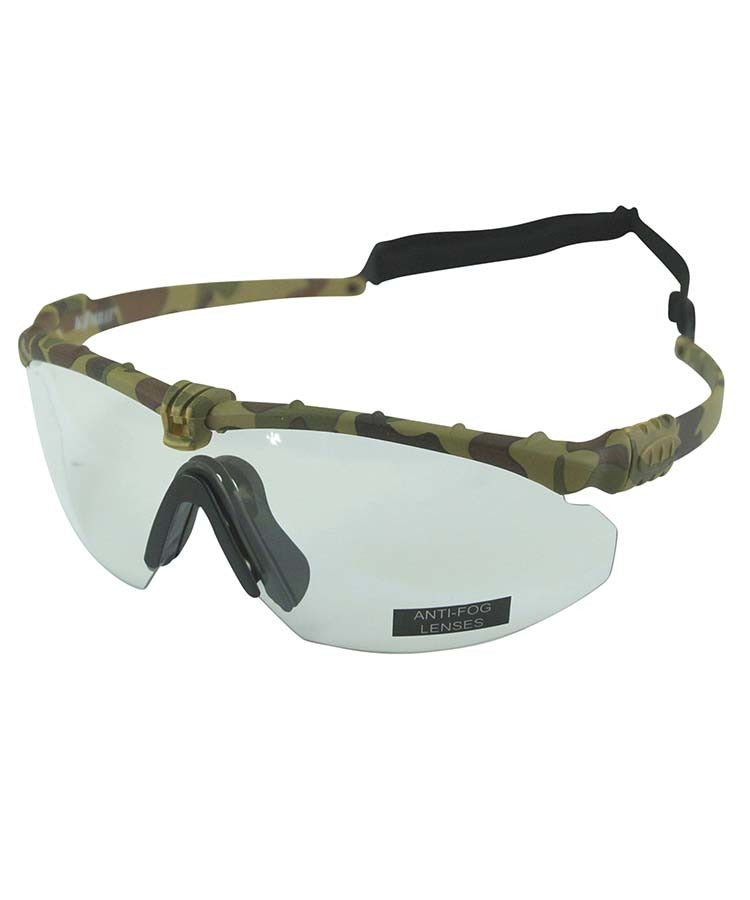 Kombat Ranger Glasses - Camo - Clear Lens