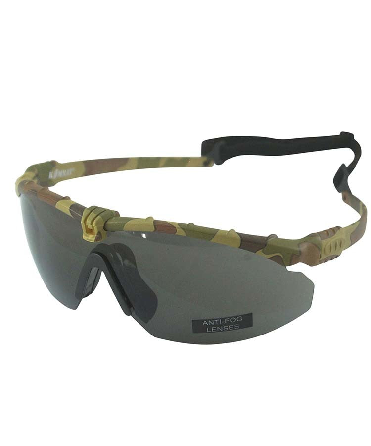 Kombat Ranger Glasses - Camo - Smoke Lens