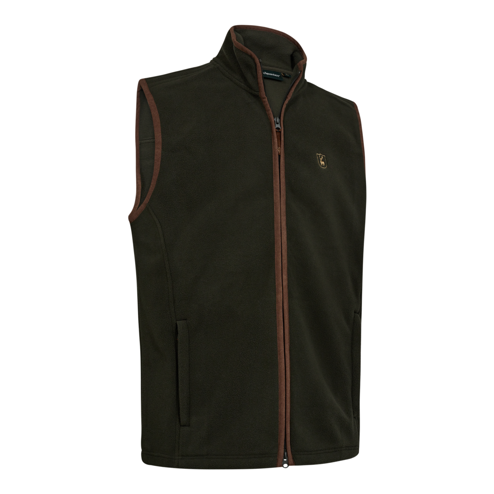 Deerhunter Cumbria Fleece Waistcoat | Forest Ember