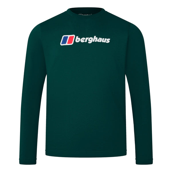 Berghaus Big Logo Long Sleeve Tee - Green