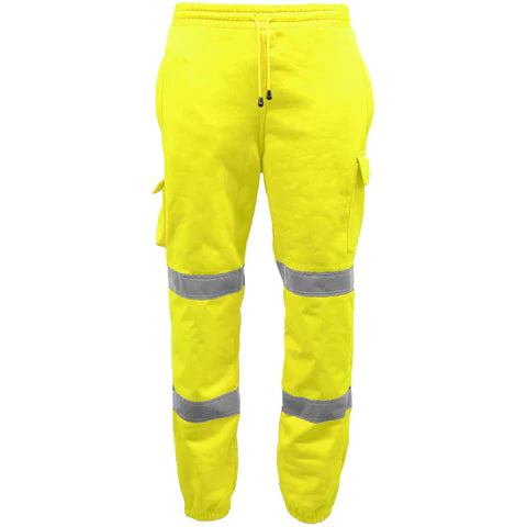 Hi Vis Cargo Joggers - Yellow