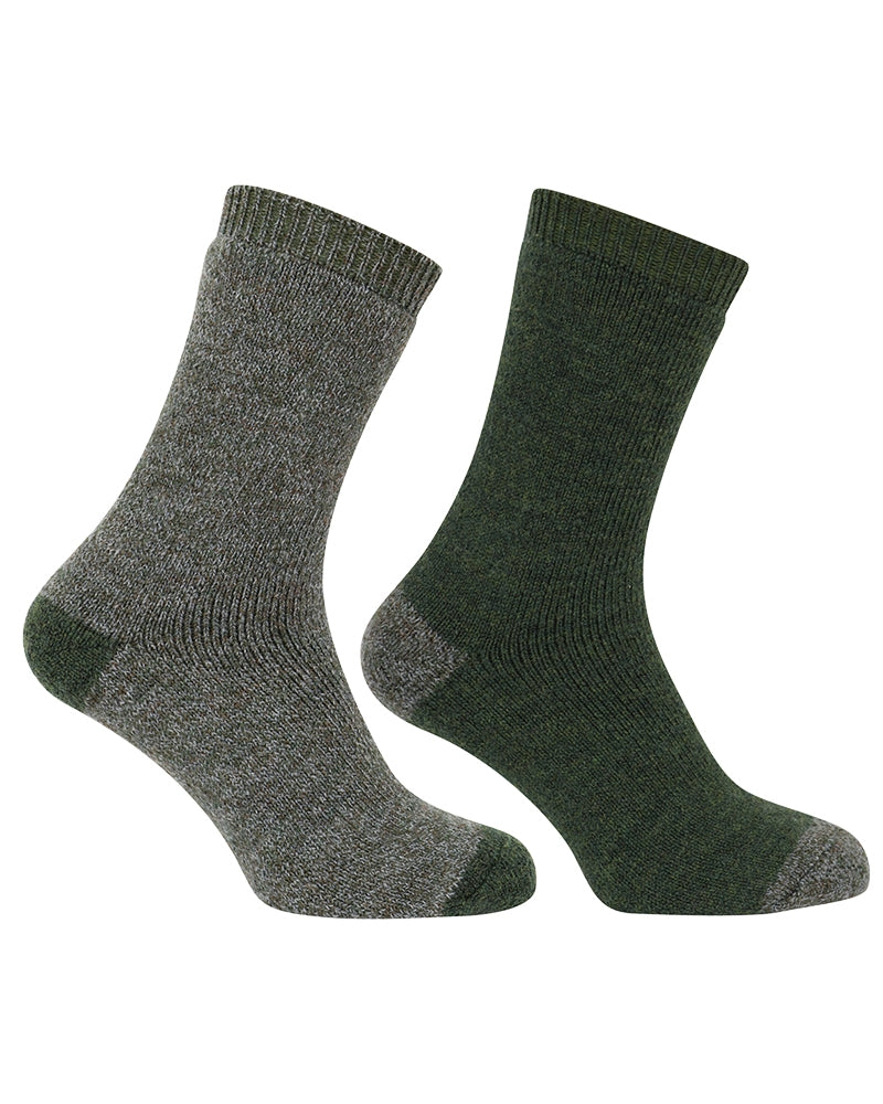 Hoggs Of Fife Country Short Socks (Twin Pack)