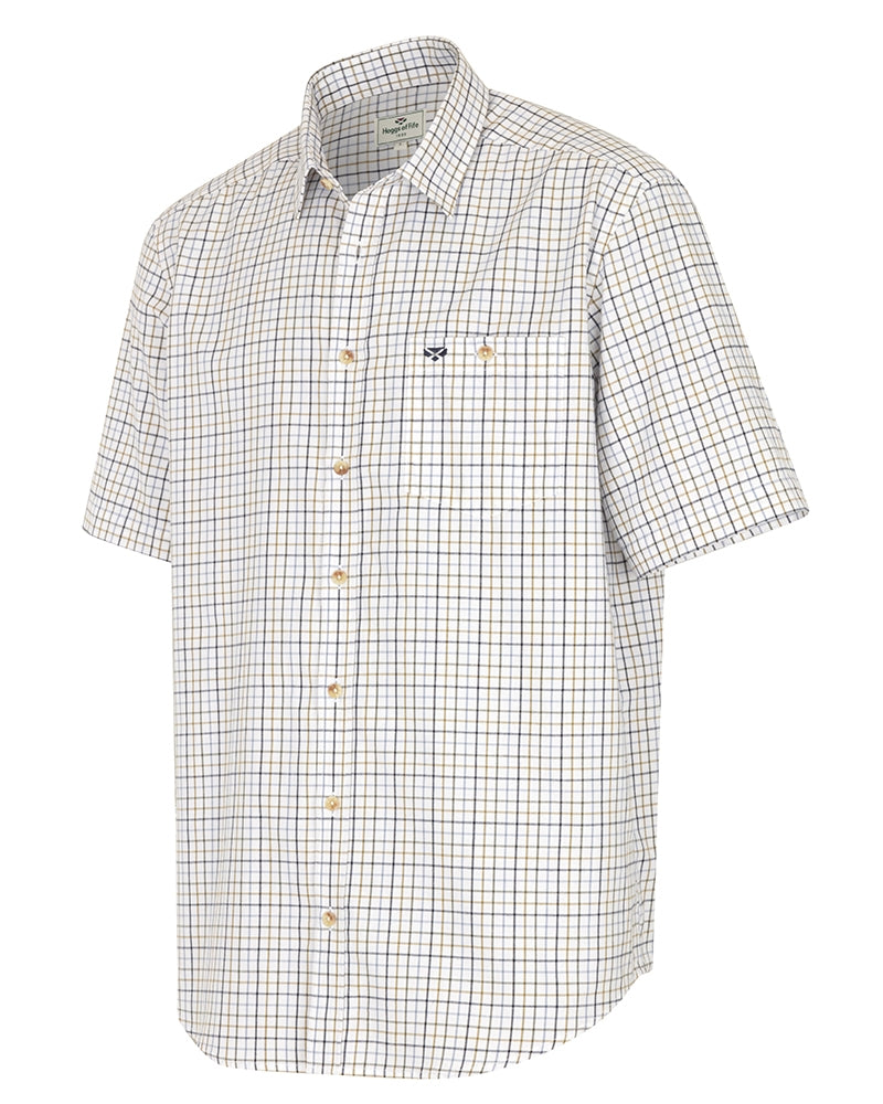 Hoggs Of Fife Kessock Short Sleeve Tattersall Shirt
