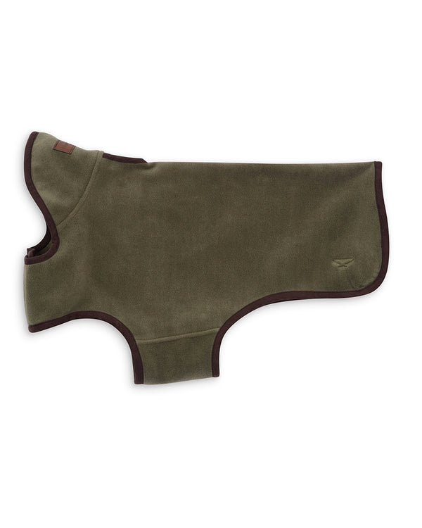 Hoggs Of Fife Stenton Fleece Dog Coat - Lovat/Green