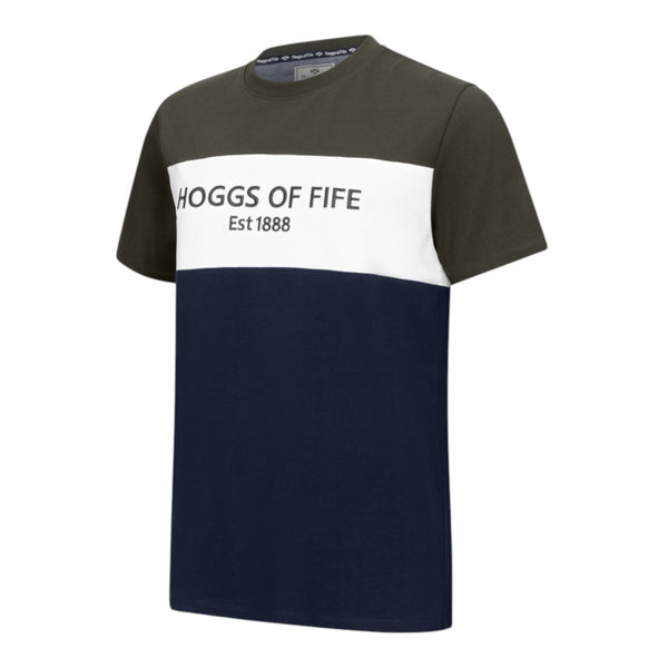 Hoggs of Fife Dalbeattie Colour Block T-Shirt | F/W/N