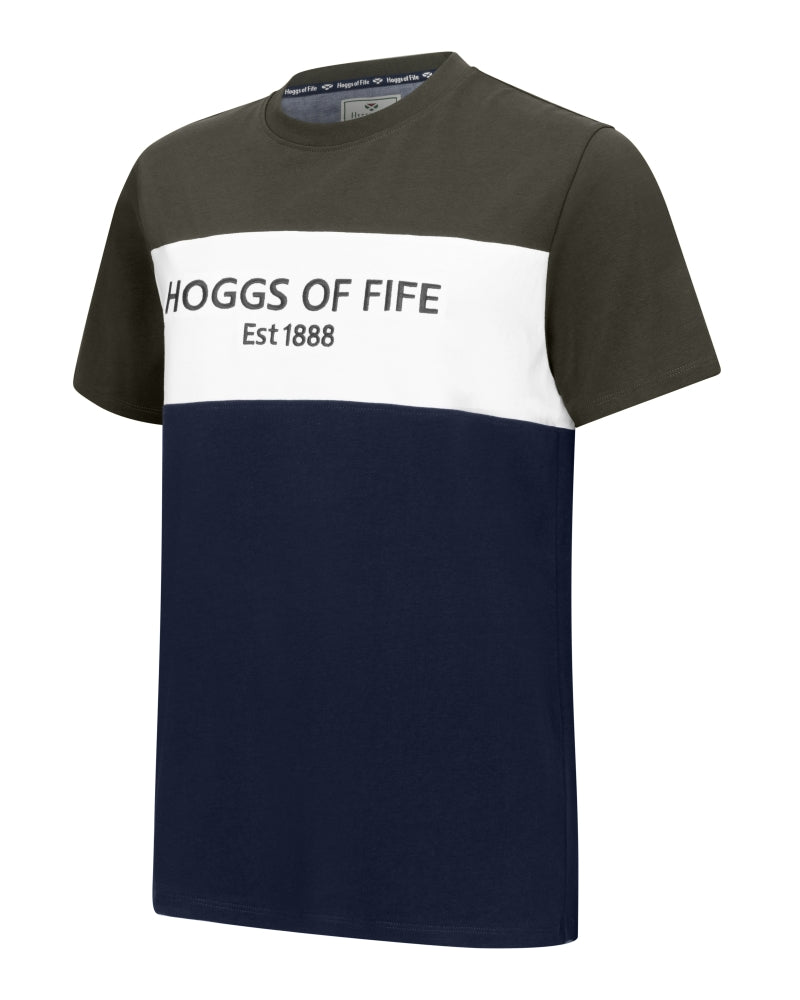 Hoggs Of Fife Dalbeattie Colour Block T-Shirt