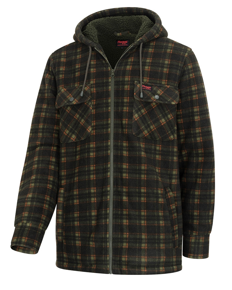 Hoggs Of Fife Caithness Hooded Fleece Shacket