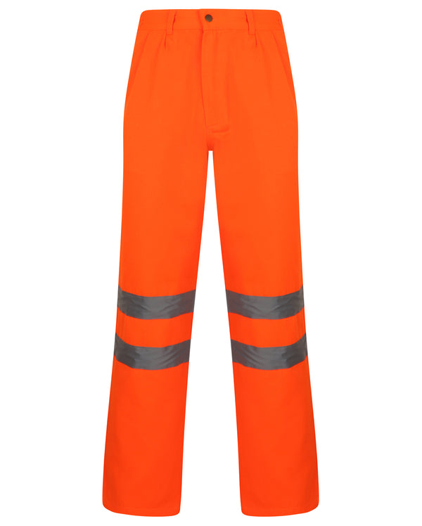 Kapton Hi Vis Polycotton Trouser - Orange