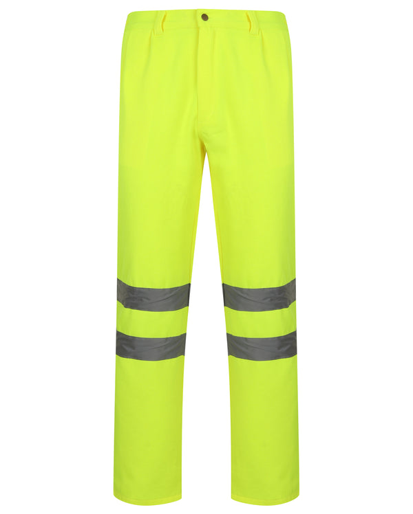 Kapton Hi Vis Polycotton Trouser - Yellow