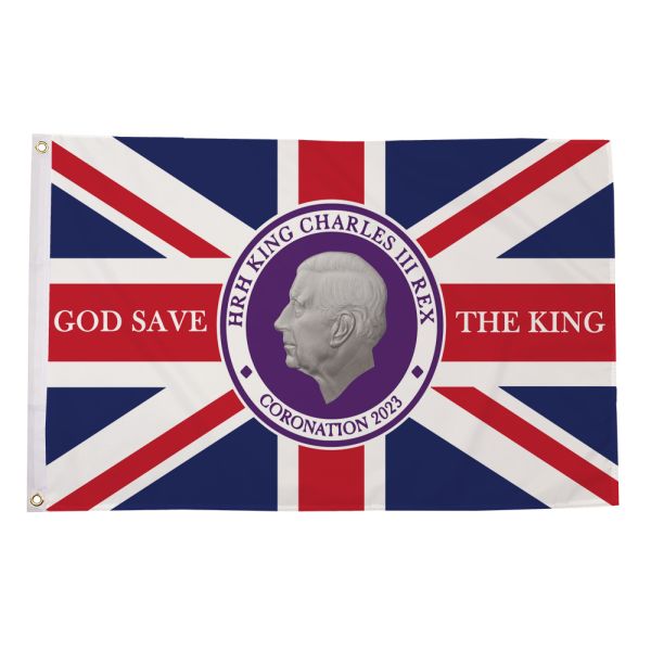 Coronation Flag 5ft x 3ft Style B