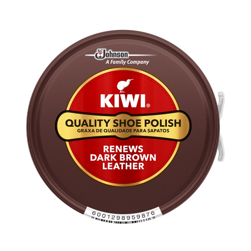 Kiwi Shoe Polish Dark Brown 50ml