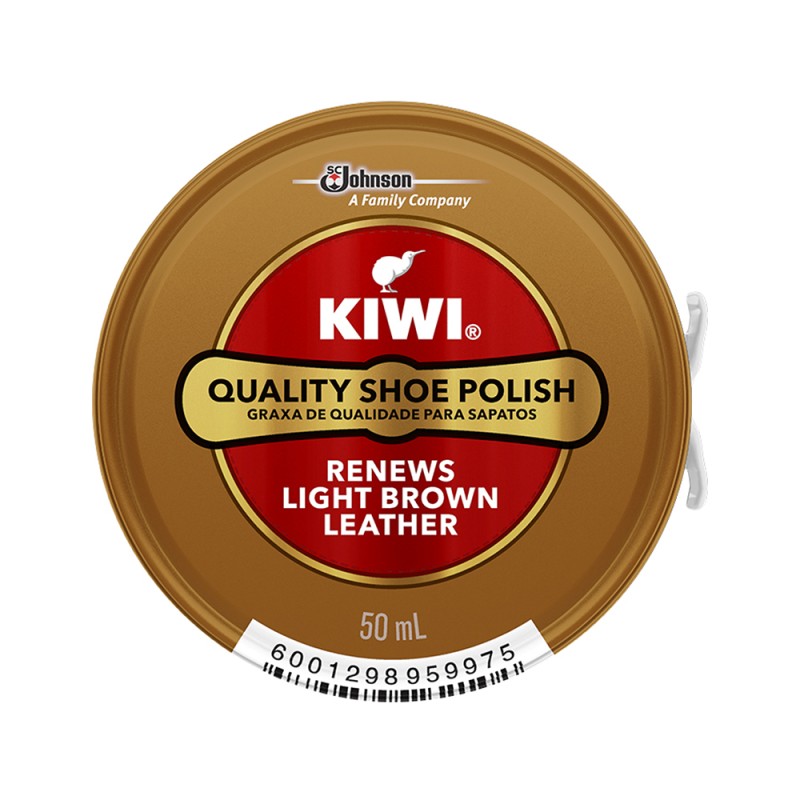 Kiwi Shoe Polish Light Brown 50ml
