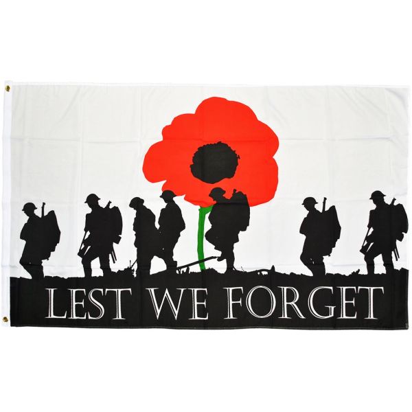Lest We Forget Army Flag (Small)