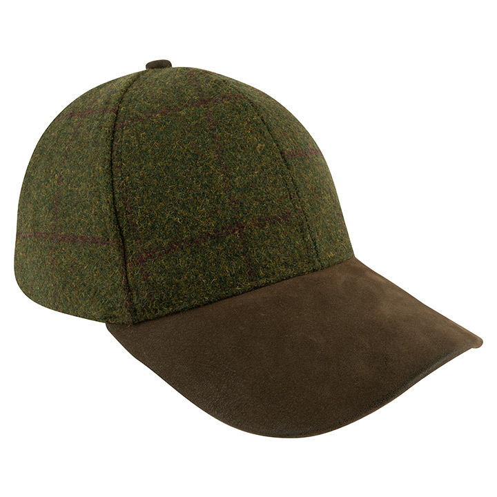 Jack Pyke Lowland Tweed Baseball Cap - Green