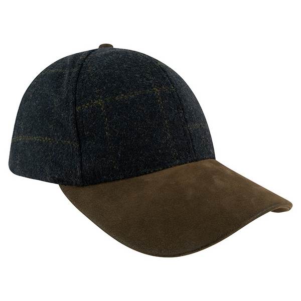 Jack Pyke Lowland Tweed Baseball Cap - Navy