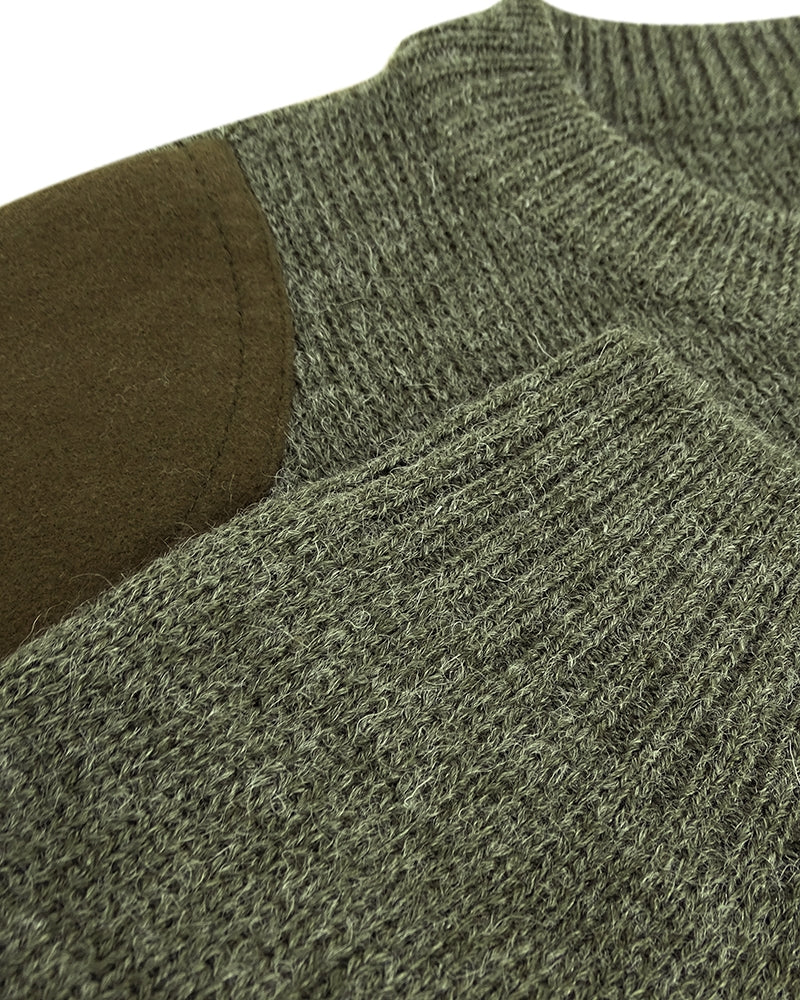 Hoggs of Fife Melrose Hunting Pullover - Green
