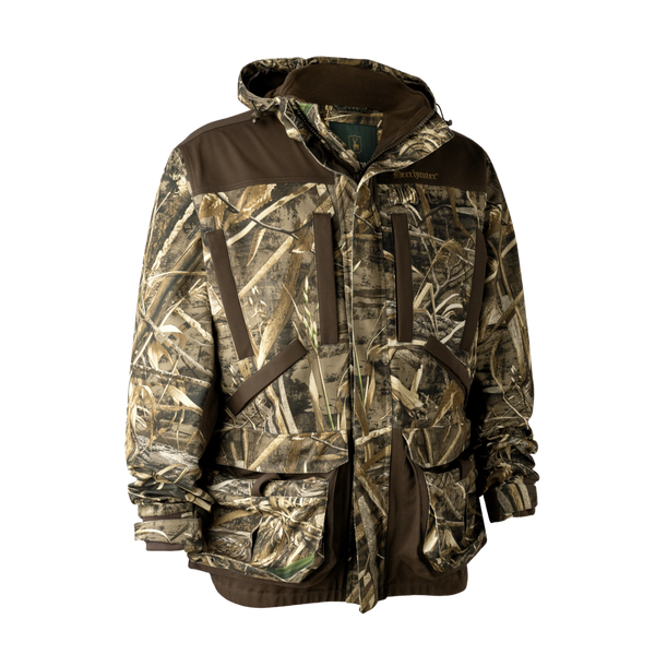 Deerhunter RealTree Mallard Jacket with detachable hood and zipped pockets