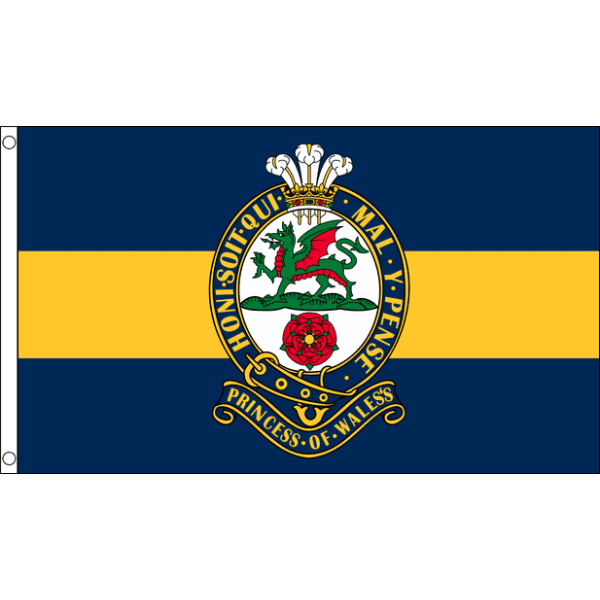 Princess of Wales Royal Regiment Flag