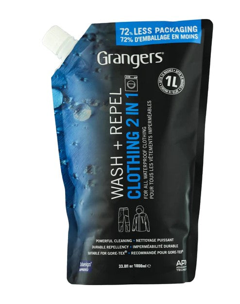 Grangers Wash & Repel Clothing 2in1 Eco Pouch - 1 Litre