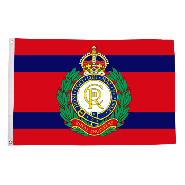 Royal Engineers Corps King Charles Flag