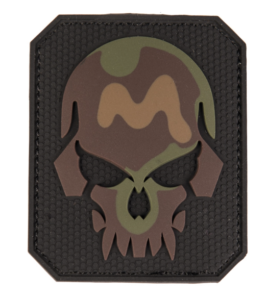 Camo Punisher Skull Patch - Large