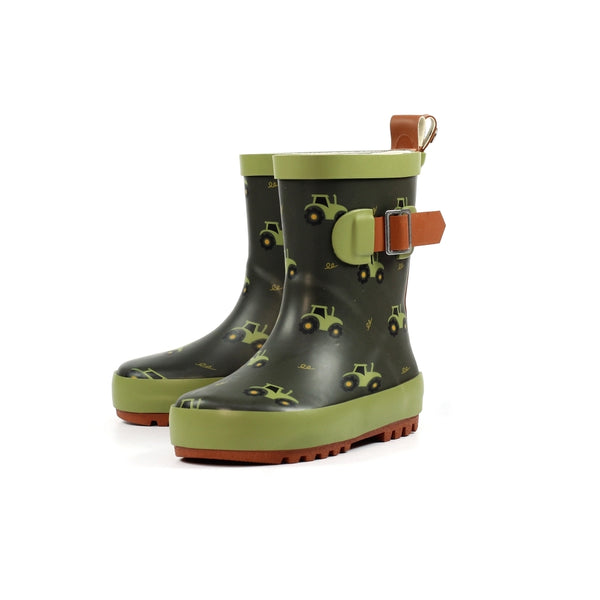 Lazydogz Kids Tractor Wellington Boot