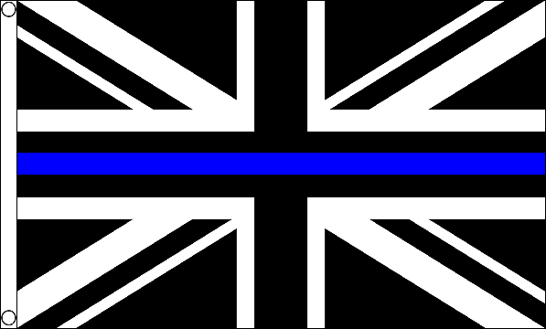 Union Jack Thin Blue Line Flag