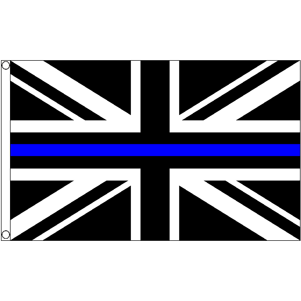Union Jack Thin Blue Line Flag