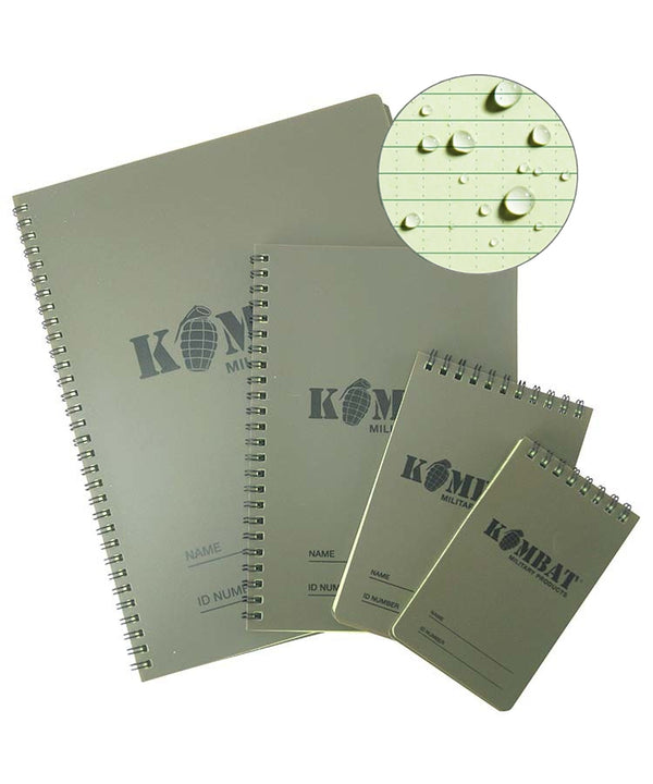 Kombat UK A6 Waterproof Notepad
