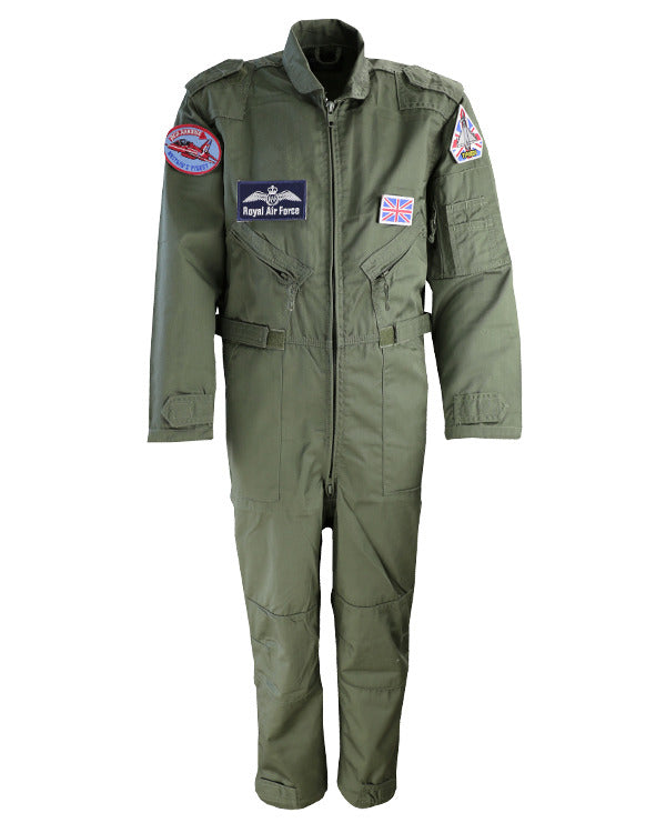 Kombat Kids Flight Suit with shoulder epaulettes and full zip
