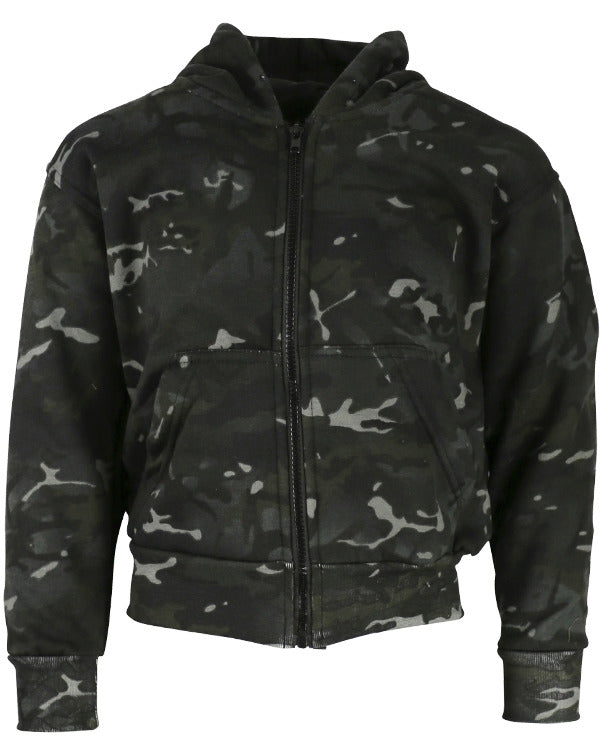Kombat Kids BTP Black Camo Fleece Hoodie