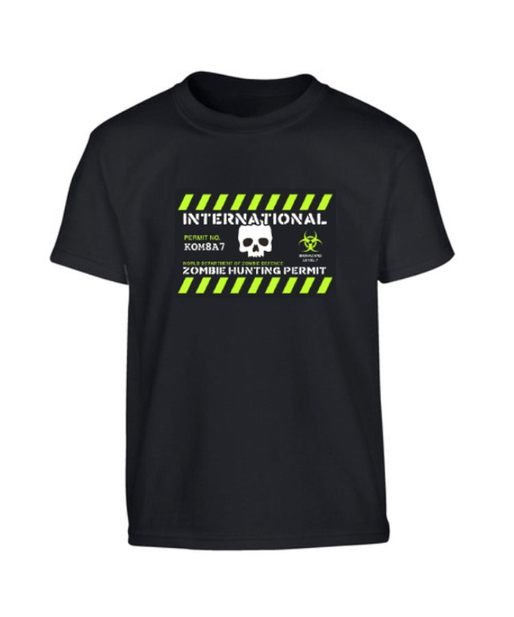 Kombat Kids Zombie Permit T-Shirt