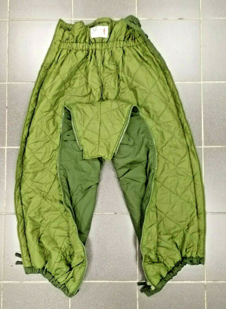 Genuine Swedish army pants insulated M90 green Thermal trousers cold weather