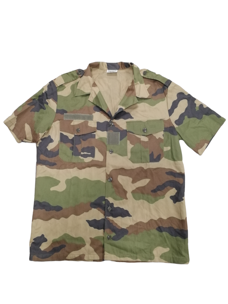 French Army CCE Combat Shirt with shoulder epaulettes and chest pockets