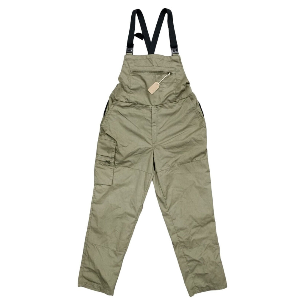 Swiss Army Bib & Brace Work Over Trousers Grey Dungarees W35 L31 [LE09]