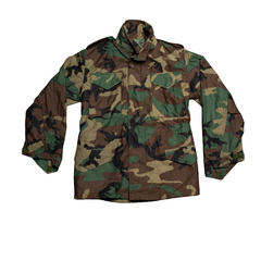 US Army M65 Field Combat Jacket 1991 M81 Woodland Camo SML - REG [M65B]