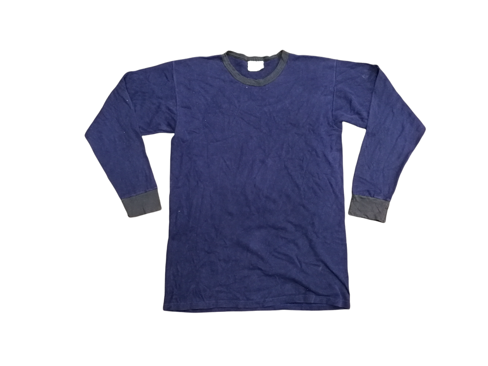 Dutch Army Navy Blue Thermal Long Sleeve Shirt / Base Layer - T20