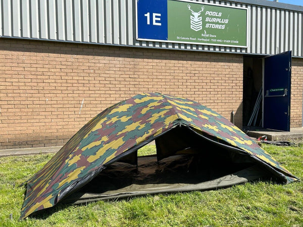 Belgian Army 2-Man Lightweight Tent - Jigsaw Camouflage