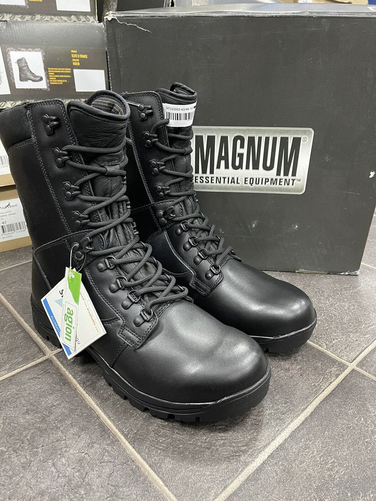 French Army Magnum Elite II Black Tactical Patrol Boots with vibram soles