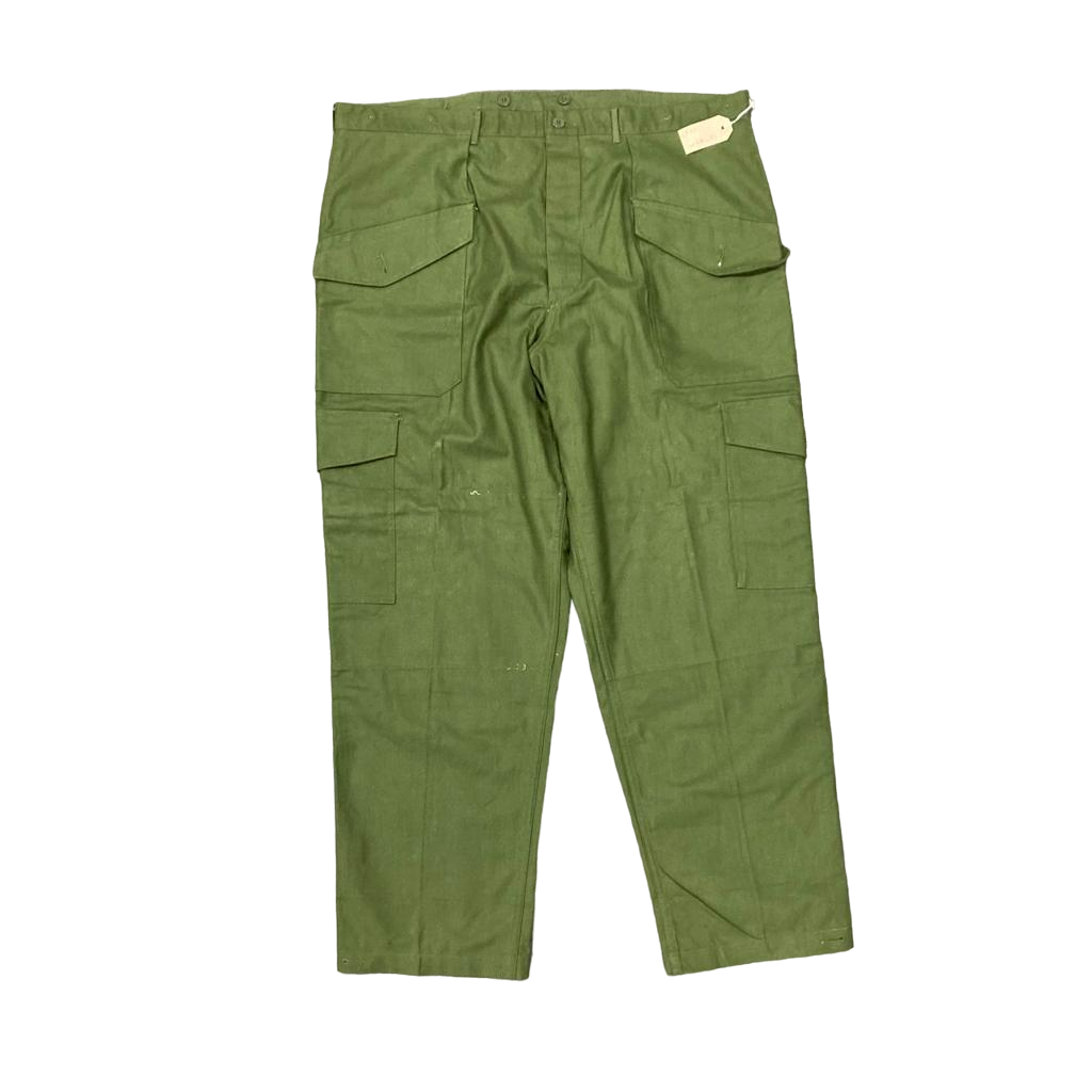 Swedish Green Cotton M59 Combat Trousers