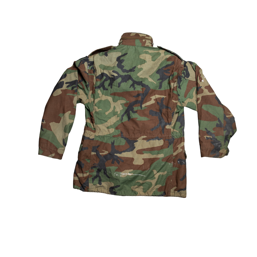 US Army M65 Field Combat Jacket M81 Woodland Camo MED - LONG [M65K]