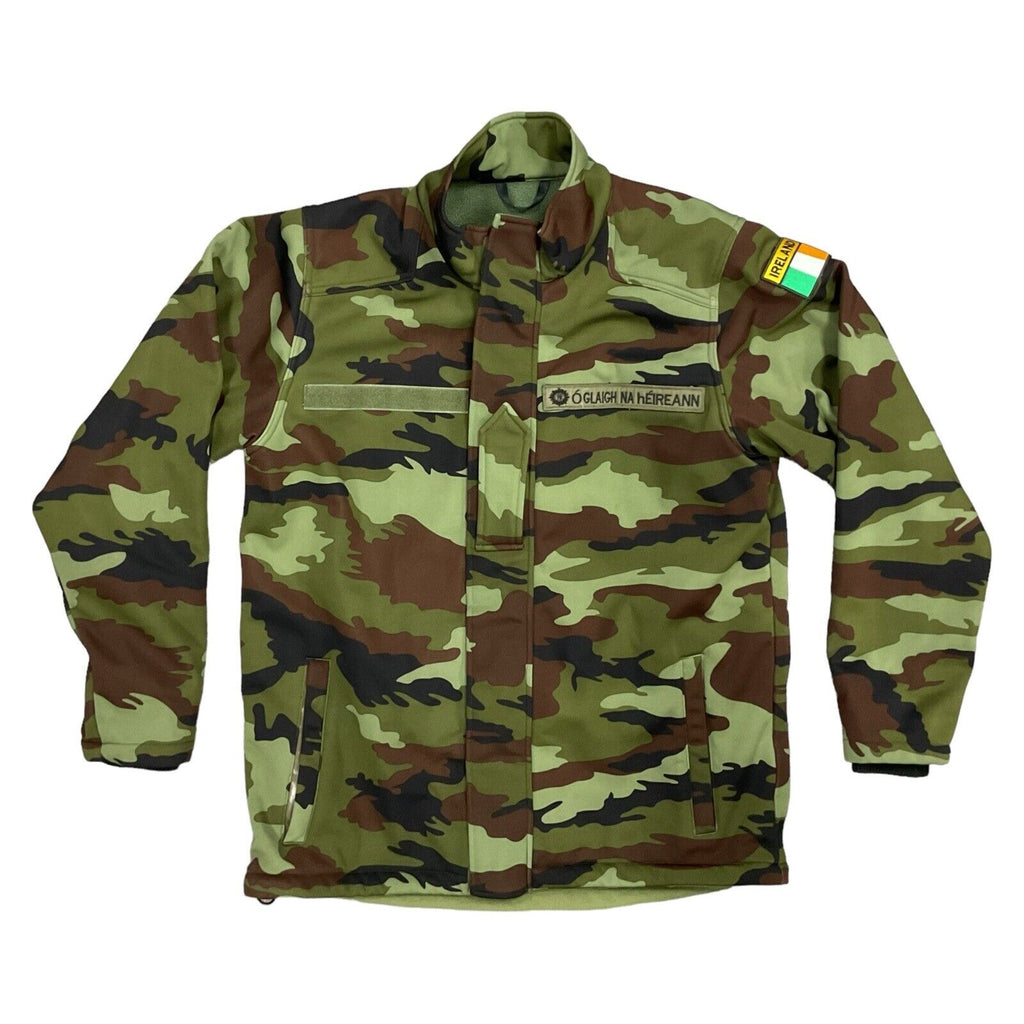 Irish Defence Forces Operational DPM Fleece Jacket Thermal Softshell MED [JR221]