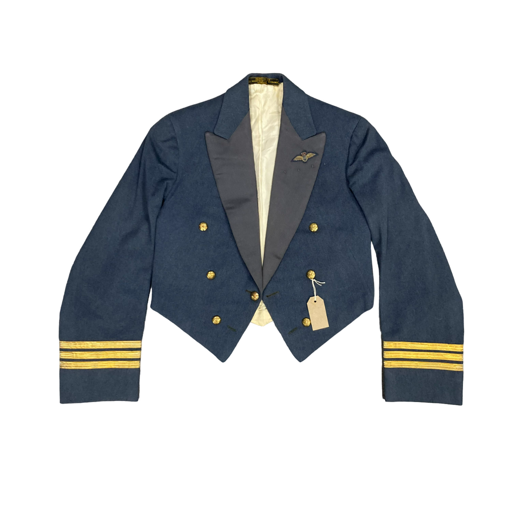 Vintage RAF Mess Dress Jacket with Kings Crown KC [JR111]