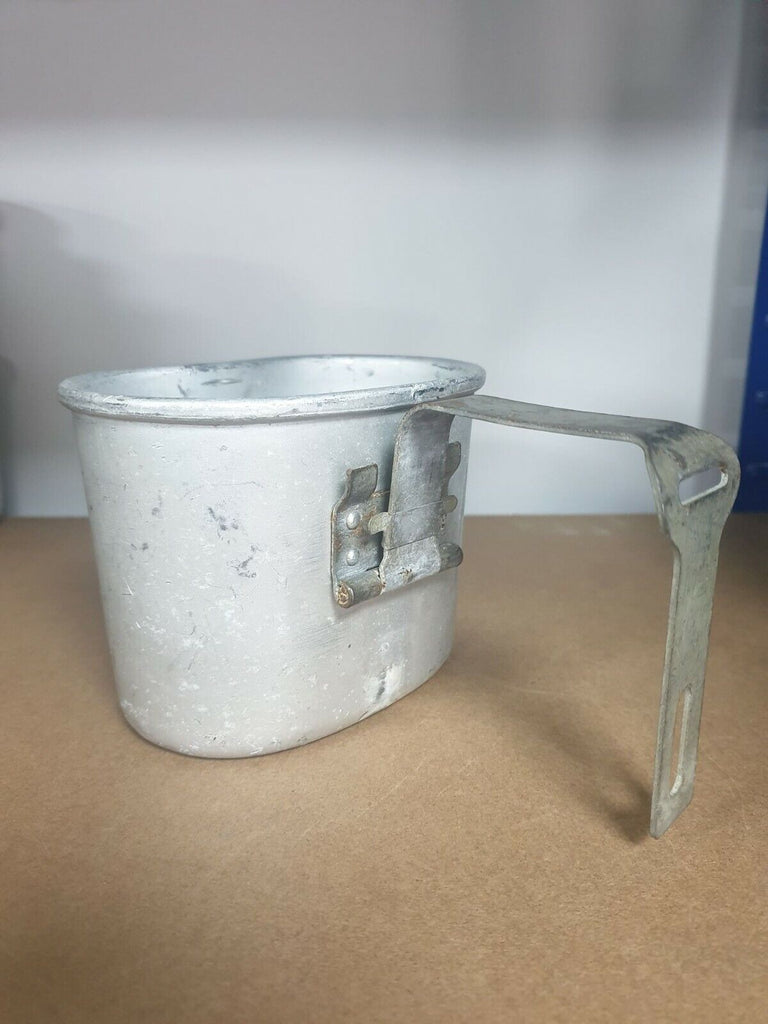 Genuine Vintage Belgian Army Aluminium Mug