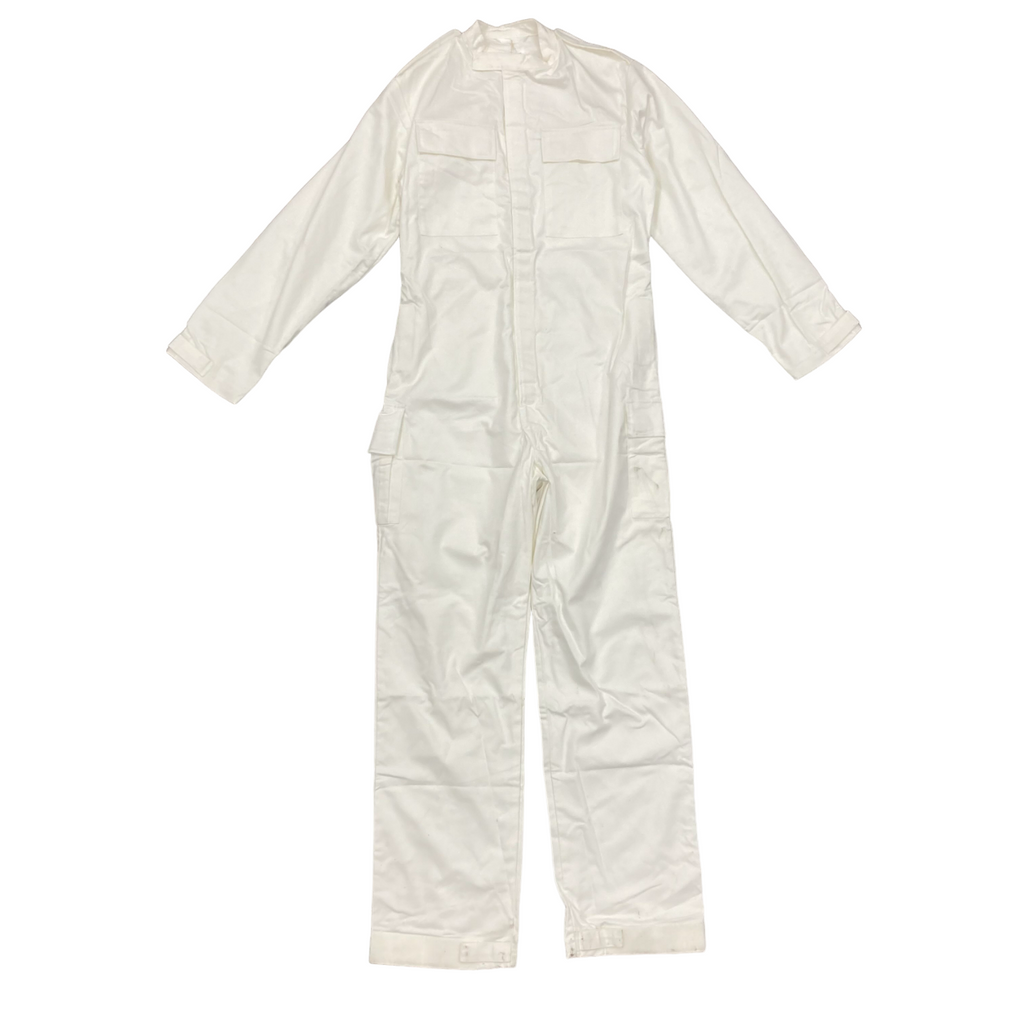 British Army GS Action Dress Coveralls White FR Cotton Suit - Size 190/100 NEW [OA071]