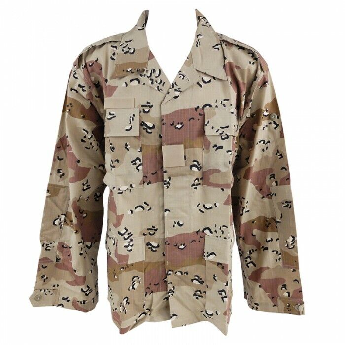 Mauritanian Army  Choc Chip Shirt withy shoulder epaulettes 