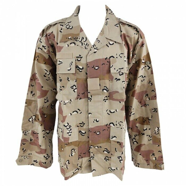 Mauritanian Army  Choc Chip Shirt withy shoulder epaulettes