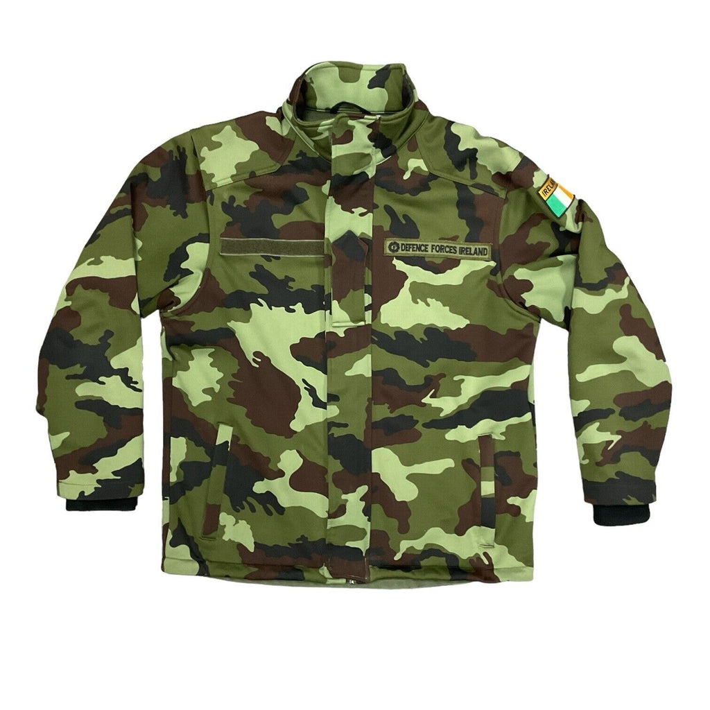 Irish Defence Forces Operational DPM Fleece Jacket Thermal Softshell MED [JR220]