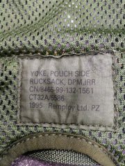 British Army DPM Camouflage Yoke Side Pouch with adjustable straps